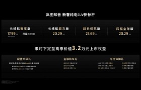 最高901公里纯电续航 同级最强三电看岚图知音