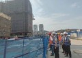 萧县淮海西路项目开展6月项目经理带班检查
